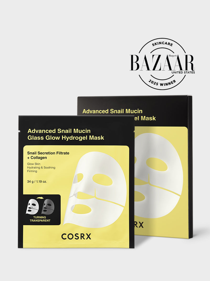 Advanced Snail Mucin Glass Glow Hydrogel Mask_3ea [IJJUR]